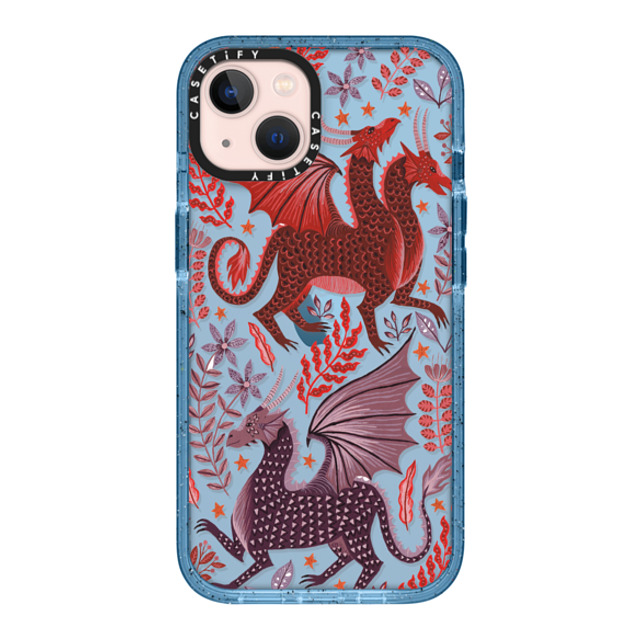 Papio Press x CASETiFY iPhone 13 ケース Dragon,Animal ベイビーブルー インパクトケース Red Dragon Mythical Magic Father's Day Papio Press x CASETiFY iPhone 13 ケース Dragon,Animal ベイビーブルー インパクトケース Red Dragon Mythical Magic Father's Day