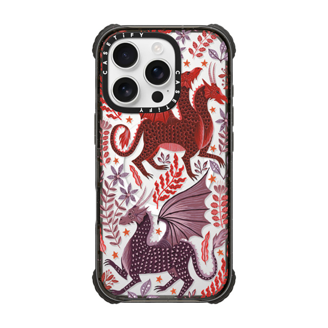 Papio Press x CASETiFY iPhone 16 Pro Case Black ウルトラ インパクトケース MagSafe 対応 Red Dragon Mythical Magic Papio Press x CASETiFY iPhone 16 Pro Case Black ウルトラ インパクトケース MagSafe 対応 Red Dragon Mythical Magic