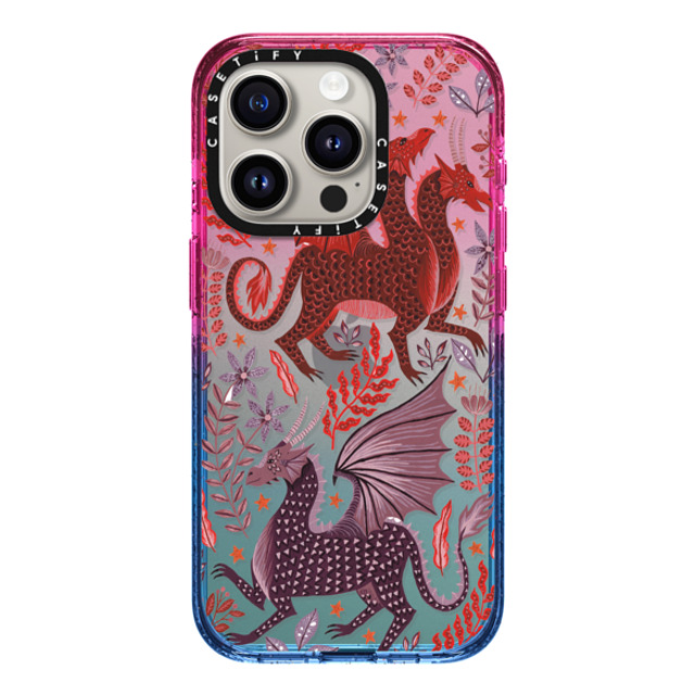 Papio Press x CASETiFY iPhone 15 Pro Case Dragon,Animal Cotton Candy Impact Case Red Dragon Mythical Magic Back to School Papio Press x CASETiFY iPhone 15 Pro Case Dragon,Animal Cotton Candy Impact Case Red Dragon Mythical Magic Back to School