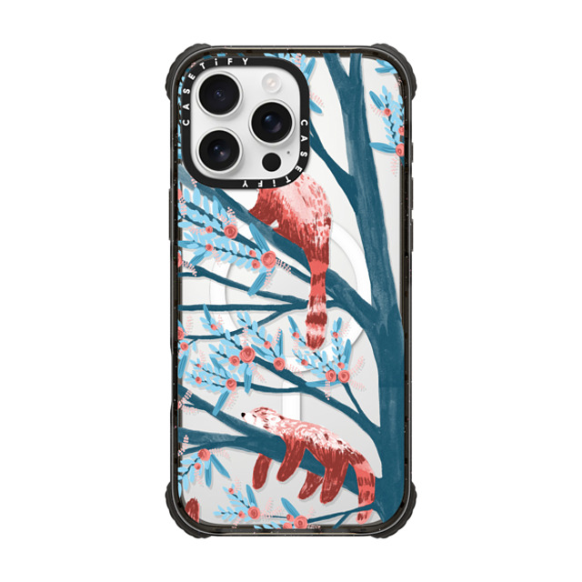 Papio Press x CASETiFY iPhone 16 Pro Max Case Animal Black ウルトラ インパクトケース MagSafe 対応 Red Pandas by Papio Press Father's Day Papio Press x CASETiFY iPhone 16 Pro Max Case Animal Black ウルトラ インパクトケース MagSafe 対応 Red Pandas by Papio Press Father's Day