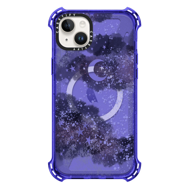 Papio Press x CASETiFY iPhone 14 Plus Case Star,Fine Art Peri Purple バウンスケース Inky night sky Back to School Papio Press x CASETiFY iPhone 14 Plus Case Star,Fine Art Peri Purple バウンスケース Inky night sky Back to School