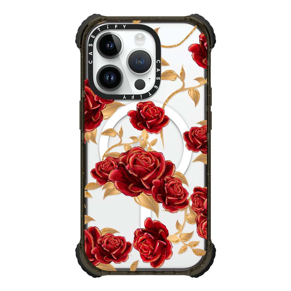 Red Roses Beauty And The Beast Transparent Fashion Girl Casetify