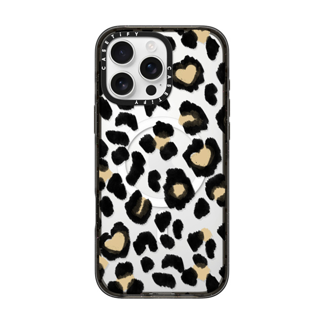 designlovefest x CASETiFY iPhone 16 Pro Max Case Leopard Black Impact Case MagSafe Compatible Leopard Love Mother's Day designlovefest x CASETiFY iPhone 16 Pro Max Case Leopard Black Impact Case MagSafe Compatible Leopard Love Mother's Day
