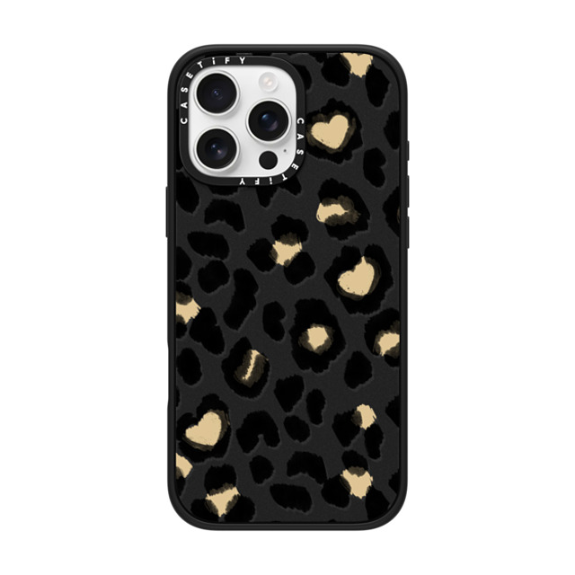 designlovefest x CASETiFY iPhone 16 Pro Max ケース Leopard マットブラック インパクトケース MagSafe対応 Leopard Love Father's Day designlovefest x CASETiFY iPhone 16 Pro Max ケース Leopard マットブラック インパクトケース MagSafe対応 Leopard Love Father's Day