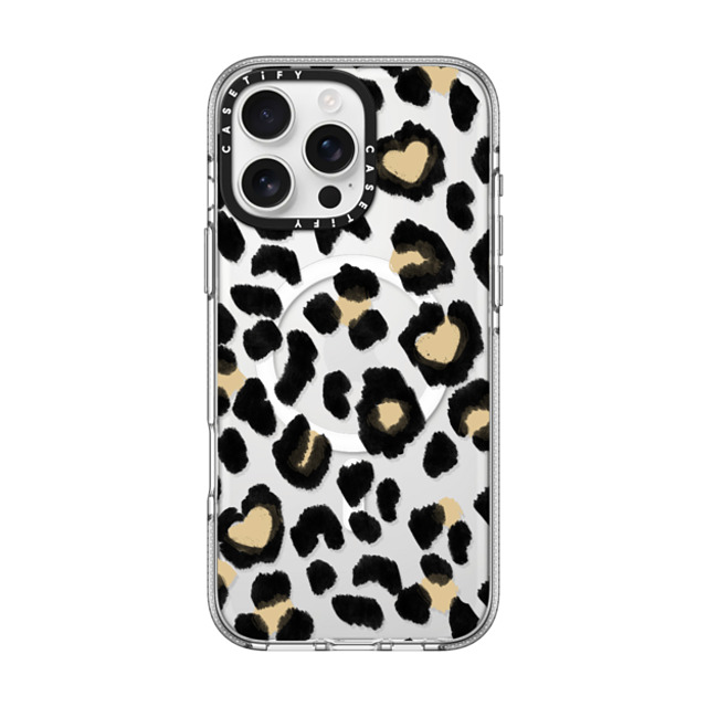 designlovefest x CASETiFY iPhone 16 Pro Max Case Leopard クリア クリア ケース MagSafe対応 Leopard Love Back to School designlovefest x CASETiFY iPhone 16 Pro Max Case Leopard クリア クリア ケース MagSafe対応 Leopard Love Back to School