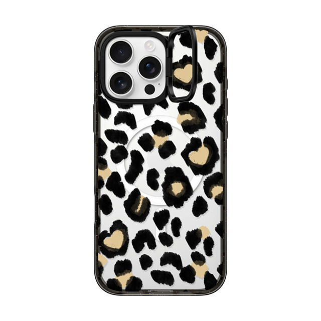 designlovefest x CASETiFY iPhone 16 Pro Max ケース Leopard ブラック インパクトリングスタンドケース MagSafe対応 Leopard Love Father's Day designlovefest x CASETiFY iPhone 16 Pro Max ケース Leopard ブラック インパクトリングスタンドケース MagSafe対応 Leopard Love Father's Day
