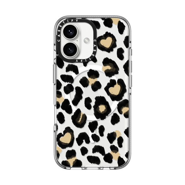 designlovefest x CASETiFY iPhone 16 Case Leopard Clear Clear Case MagSafe Compatible Leopard Love Mother's Day designlovefest x CASETiFY iPhone 16 Case Leopard Clear Clear Case MagSafe Compatible Leopard Love Mother's Day
