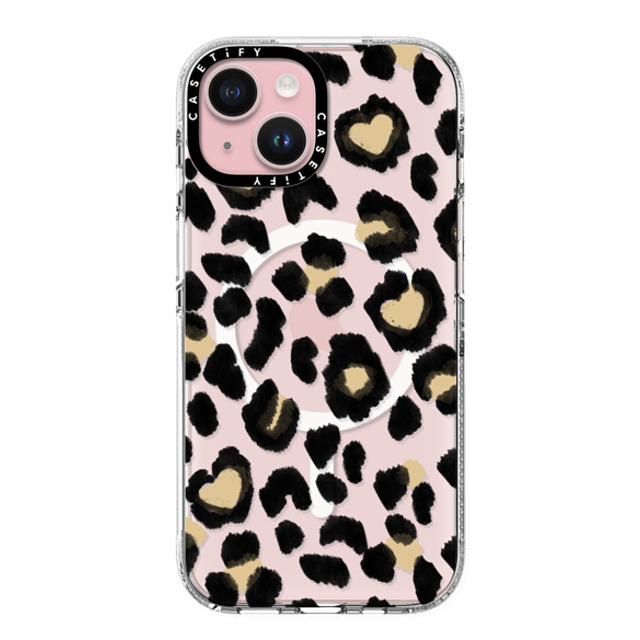 designlovefest x CASETiFY iPhone 15 Case Leopard Clear Clear Case MagSafe Compatible Leopard Love Mother's Day designlovefest x CASETiFY iPhone 15 Case Leopard Clear Clear Case MagSafe Compatible Leopard Love Mother's Day