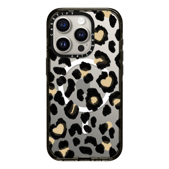 designlovefest x CASETiFY iPhone 15 Pro Case Leopard ブラック インパクトケース MagSafe対応 Leopard Love Mother's Day designlovefest x CASETiFY iPhone 15 Pro Case Leopard ブラック インパクトケース MagSafe対応 Leopard Love Mother's Day