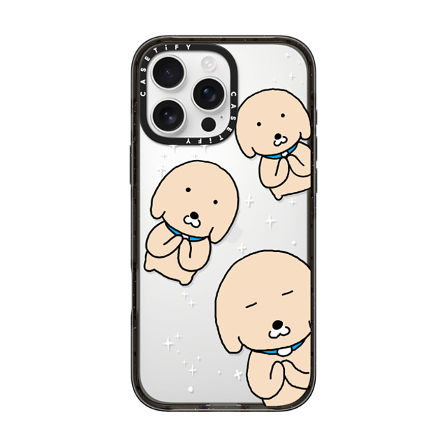 namsee x CASETiFY iPhone 16 Pro Max ケース Dog,Animal ブラック インパクトケース PLEASE BY NAMSEE Father's Day namsee x CASETiFY iPhone 16 Pro Max ケース Dog,Animal ブラック インパクトケース PLEASE BY NAMSEE Father's Day