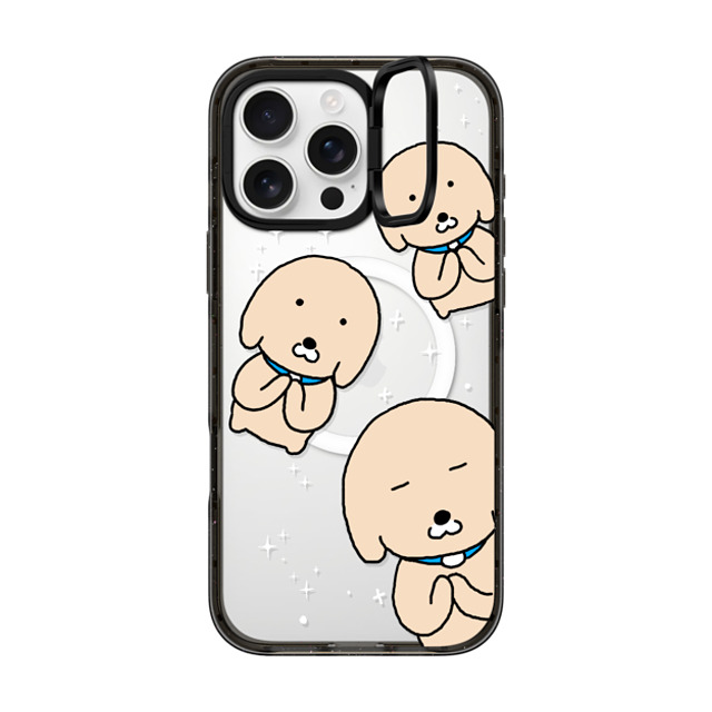 namsee x CASETiFY iPhone 16 Pro Max ケース Dog,Animal ブラック インパクトリングスタンドケース MagSafe対応 PLEASE BY NAMSEE Father's Day namsee x CASETiFY iPhone 16 Pro Max ケース Dog,Animal ブラック インパクトリングスタンドケース MagSafe対応 PLEASE BY NAMSEE Father's Day