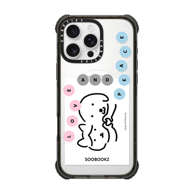 namsee x CASETiFY iPhone 16 Pro Max Case Black ウルトラ インパクトケース MagSafe 対応 LOVE AND PEACE BY NAMSEE namsee x CASETiFY iPhone 16 Pro Max Case Black ウルトラ インパクトケース MagSafe 対応 LOVE AND PEACE BY NAMSEE