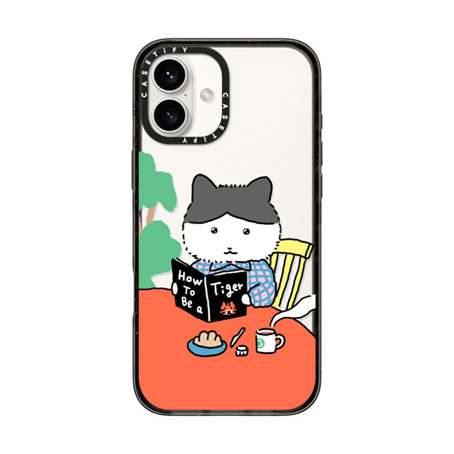 namsee x CASETiFY iPhone 16 Plus ケース ブラック インパクトケース TIGER BY NAMSEE