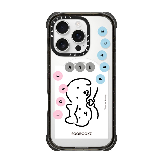 namsee x CASETiFY iPhone 16 Pro Case Black ウルトラ インパクトケース MagSafe 対応 LOVE AND PEACE BY NAMSEE namsee x CASETiFY iPhone 16 Pro Case Black ウルトラ インパクトケース MagSafe 対応 LOVE AND PEACE BY NAMSEE
