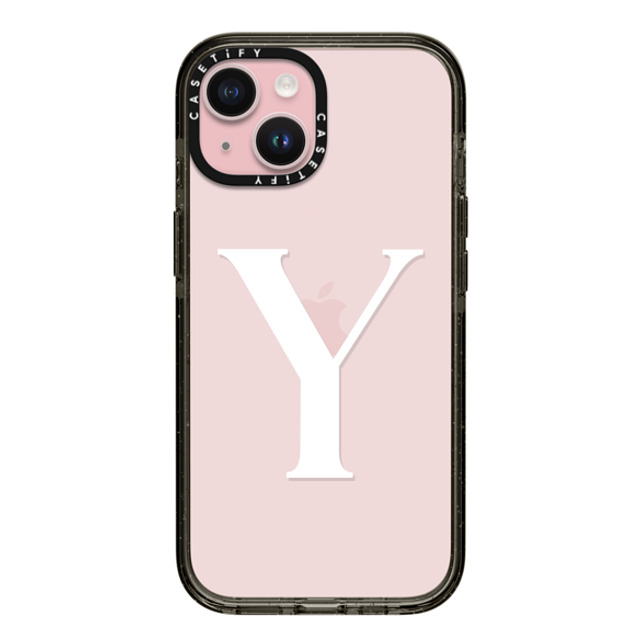 CASETiFY iPhone 15 ケース ブラック インパクトケース Customization - (Y)