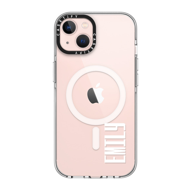 CASETiFY iPhone 13 ケース クリア クリア ケース MagSafe対応 Custom Case - EMILY CASETiFY iPhone 13 ケース クリア クリア ケース MagSafe対応 Custom Case - EMILY
