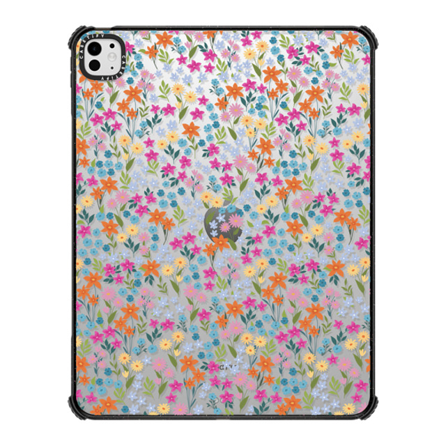 "Marta Olga Klara x CASETiFY iPad Pro 13" (M4) Floral,Abstract ブラック iPad インパクト ケース Petit Floral Transparent Father's Day" "Marta Olga Klara x CASETiFY iPad Pro 13" (M4) Floral,Abstract ブラック iPad インパクト ケース Petit Floral Transparent Father's Day"