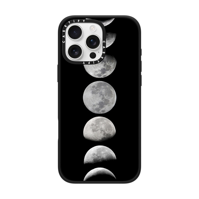 Marta Olga Klara x CASETiFY iPhone 16 Pro Max ケース Star,Minimalism マットブラック インパクトケース MagSafe対応 Moon phases. Black and white case Father's Day Marta Olga Klara x CASETiFY iPhone 16 Pro Max ケース Star,Minimalism マットブラック インパクトケース MagSafe対応 Moon phases. Black and white case Father's Day