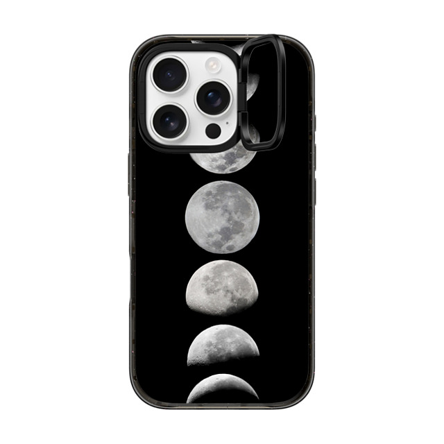 Marta Olga Klara x CASETiFY iPhone 16 Pro Case Star,Minimalism Black インパクトリングスタンドケース MagSafe対応 Moon phases. Black and white case Mother's Day Marta Olga Klara x CASETiFY iPhone 16 Pro Case Star,Minimalism Black インパクトリングスタンドケース MagSafe対応 Moon phases. Black and white case Mother's Day