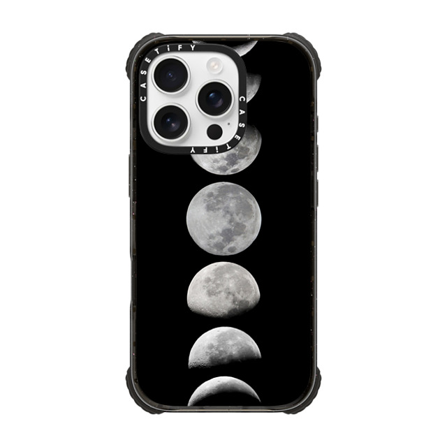 Marta Olga Klara x CASETiFY iPhone 16 Pro Case Star,Minimalism Black ウルトラ インパクトケース MagSafe 対応 Moon phases. Black and white case Father's Day Marta Olga Klara x CASETiFY iPhone 16 Pro Case Star,Minimalism Black ウルトラ インパクトケース MagSafe 対応 Moon phases. Black and white case Father's Day