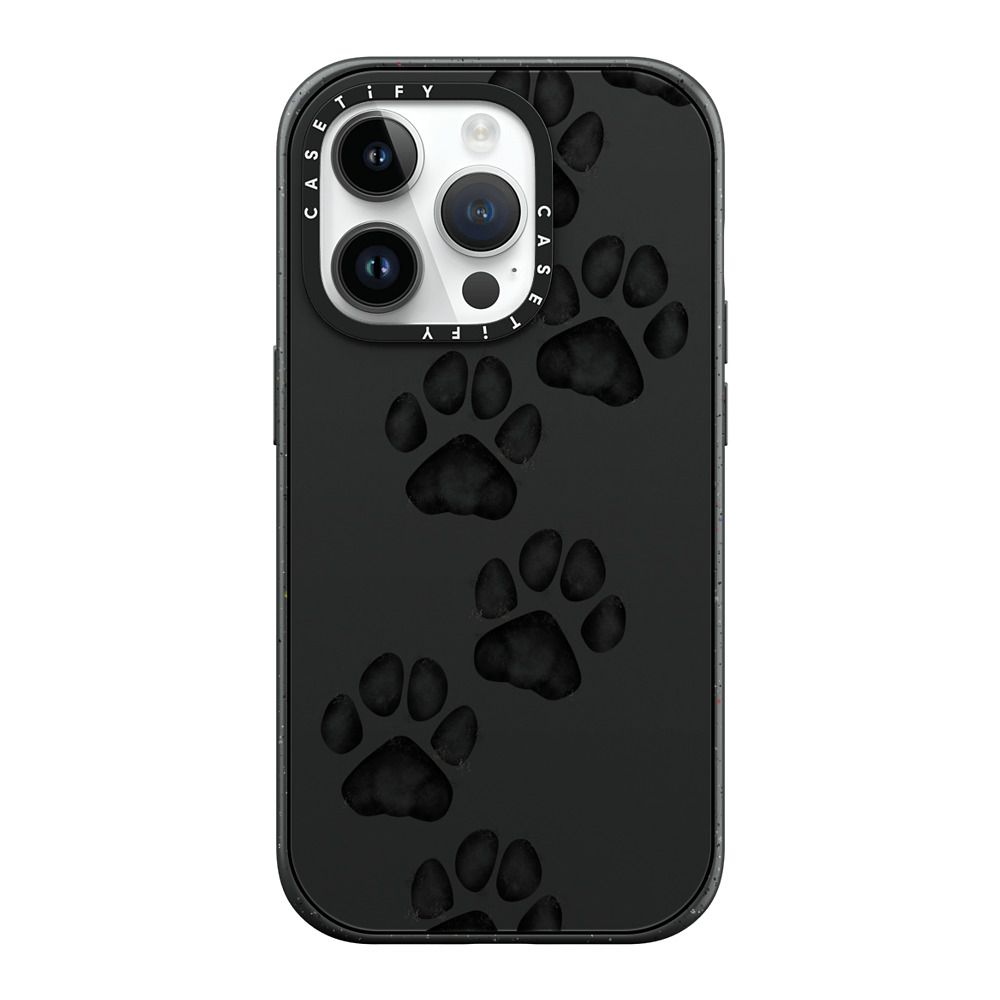 Impact iPhone 14 Pro Case - small cute paw prints for dogs and cats lovers
