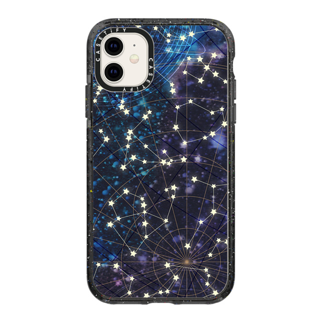 Marta Olga Klara x CASETiFY iPhone 11 Case Black Impact Case Sky map Marta Olga Klara x CASETiFY iPhone 11 Case Black Impact Case Sky map