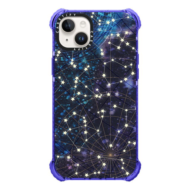 Marta Olga Klara x CASETiFY iPhone 14 Plus ケース Star Peri Purple ウルトラインパクトケース Sky map Father's Day Marta Olga Klara x CASETiFY iPhone 14 Plus ケース Star Peri Purple ウルトラインパクトケース Sky map Father's Day