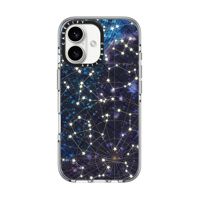Marta Olga Klara x CASETiFY iPhone 16 Case Clear Clear Case MagSafe Compatible Sky map Marta Olga Klara x CASETiFY iPhone 16 Case Clear Clear Case MagSafe Compatible Sky map