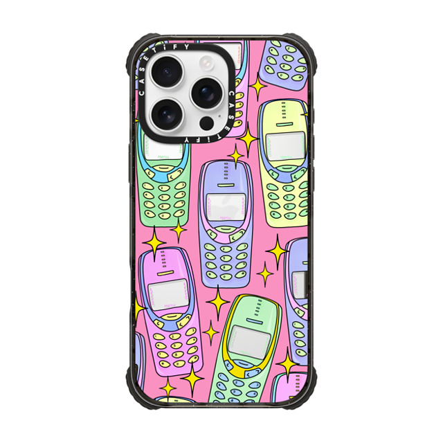 Marta Olga Klara x CASETiFY iPhone 16 Pro Max ケース Pastel,Y2K ブラック ウルトラ インパクトケース MagSafe 対応 Pastel Barbie retro phone Father's Day Marta Olga Klara x CASETiFY iPhone 16 Pro Max ケース Pastel,Y2K ブラック ウルトラ インパクトケース MagSafe 対応 Pastel Barbie retro phone Father's Day