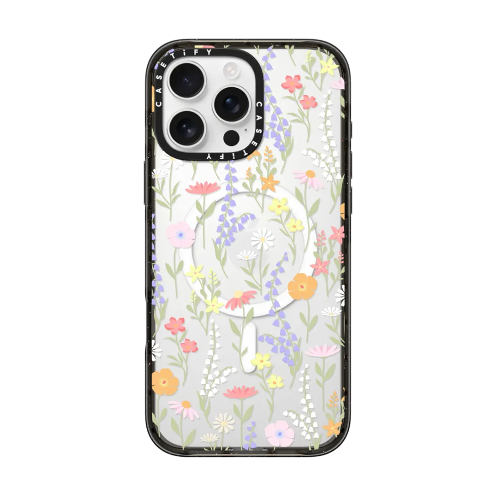 Impact iPhone 16 Pro Max Case MagSafe Compatible - cute little floral / pastel flowers pattern