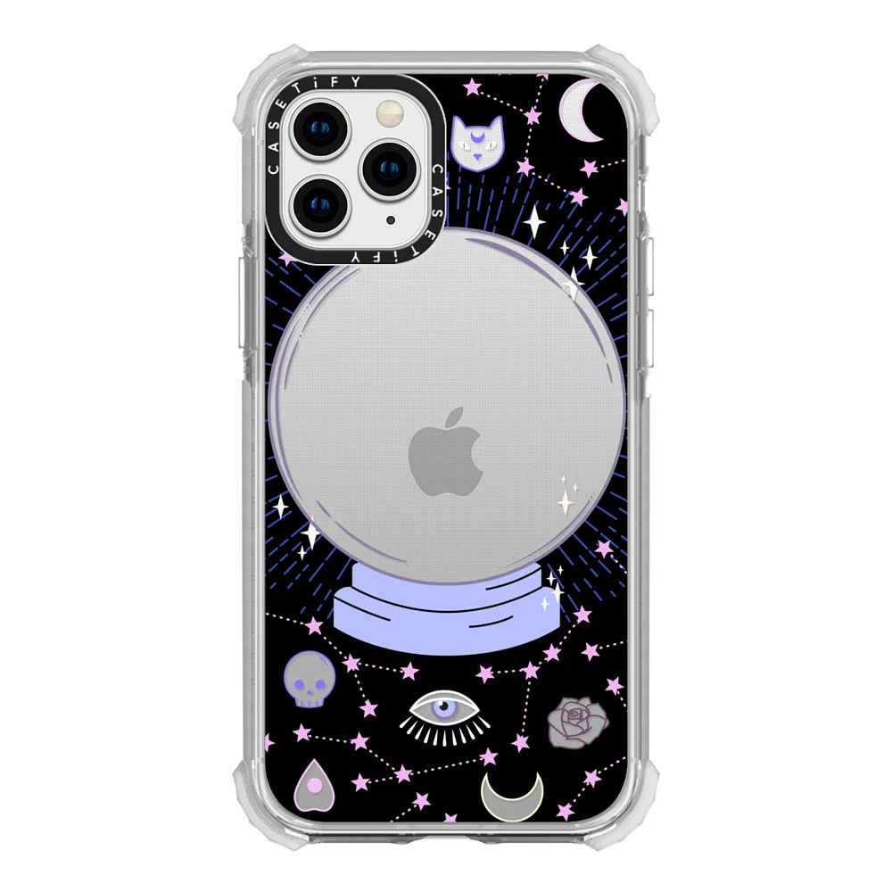 Casetify iPhone 11 Pro Max Triple Stars Ultra Impact Case In Clear- Glossy  Frost