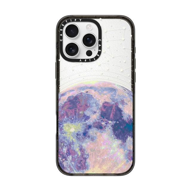 Marta Olga Klara x CASETiFY iPhone 16 Pro Max Case Star Black Impact Case Blue moon and stars constellations / galaxy pattern clear background Mother's Day Marta Olga Klara x CASETiFY iPhone 16 Pro Max Case Star Black Impact Case Blue moon and stars constellations / galaxy pattern clear background Mother's Day