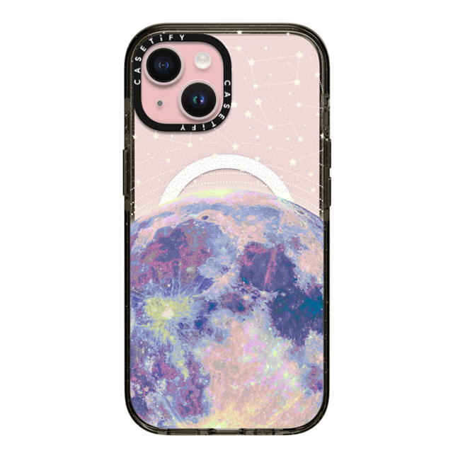 Marta Olga Klara x CASETiFY iPhone 15 Case Star Black Impact Case MagSafe Compatible Blue moon and stars constellations / galaxy pattern clear background Mother's Day Marta Olga Klara x CASETiFY iPhone 15 Case Star Black Impact Case MagSafe Compatible Blue moon and stars constellations / galaxy pattern clear background Mother's Day