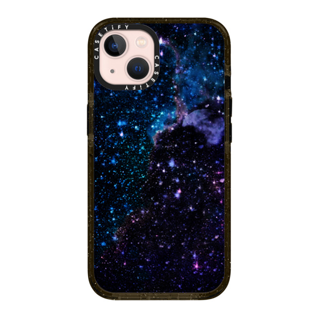 Marta Olga Klara x CASETiFY iPhone 13 ケース ブラック インパクトケース Space / Night sky