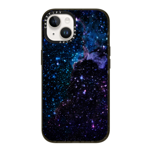 Marta Olga Klara x CASETiFY iPhone 14 ケース ブラック インパクトケース Space / Night sky