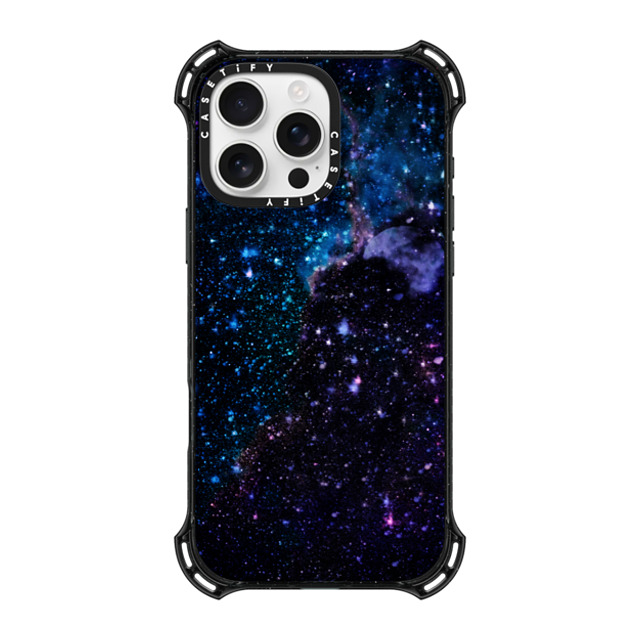 Marta Olga Klara x CASETiFY iPhone 16 Pro Max ケース ブラック バウンスケース Space / Night sky