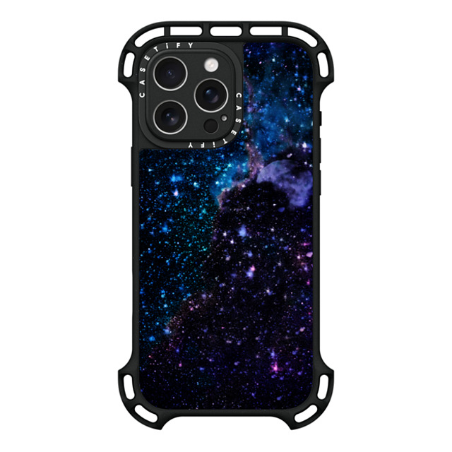 Marta Olga Klara x CASETiFY iPhone 16 Pro Max ケース ブラック ウルトラ バウンスケース MagSafe対応 Space / Night sky