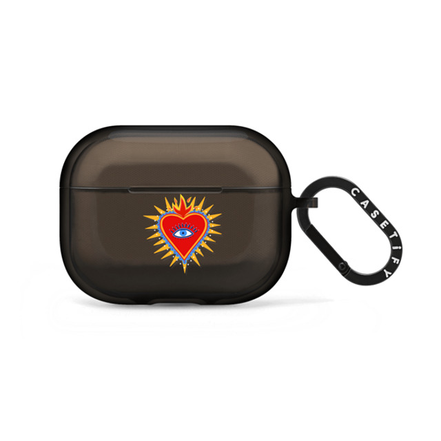 Marta Olga Klara x CASETiFY AirPods Pro 2 Love,Y2K Black インパクトケース flaming Mexican heart Back to School Marta Olga Klara x CASETiFY AirPods Pro 2 Love,Y2K Black インパクトケース flaming Mexican heart Back to School