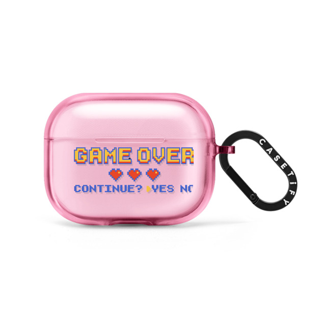 Marta Olga Klara x CASETiFY AirPods Pro Quote,Geometric Pink Fizz インパクトケース game over retro pixels Back to School Marta Olga Klara x CASETiFY AirPods Pro Quote,Geometric Pink Fizz インパクトケース game over retro pixels Back to School