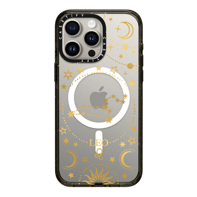 Marta Olga Klara x CASETiFY iPhone 15 Pro Max Case Star,Zodiac Black Impact Case MagSafe Compatible zodiac star sign: leo Back to School Marta Olga Klara x CASETiFY iPhone 15 Pro Max Case Star,Zodiac Black Impact Case MagSafe Compatible zodiac star sign: leo Back to School