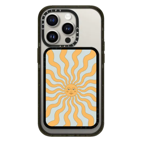 Snappy Cardholder Stand - Boho Retro Sun