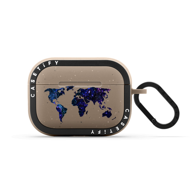 Marta Olga Klara x CASETiFY AirPods Pro 2 Travel Matte Taupe バウンス ケース map of the world Father's Day Marta Olga Klara x CASETiFY AirPods Pro 2 Travel Matte Taupe バウンス ケース map of the world Father's Day