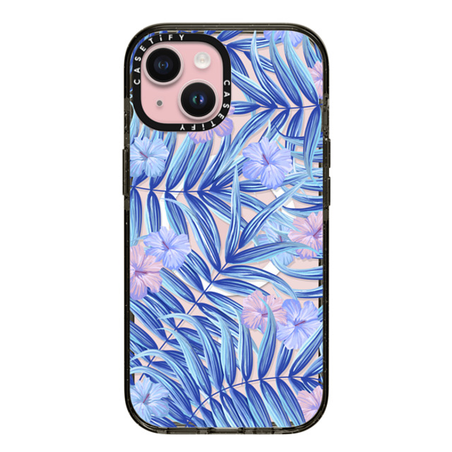 Marta Olga Klara x CASETiFY iPhone 15 Case Black Impact Case MagSafe Compatible Hawaiian pattern Mother's Day Marta Olga Klara x CASETiFY iPhone 15 Case Black Impact Case MagSafe Compatible Hawaiian pattern Mother's Day