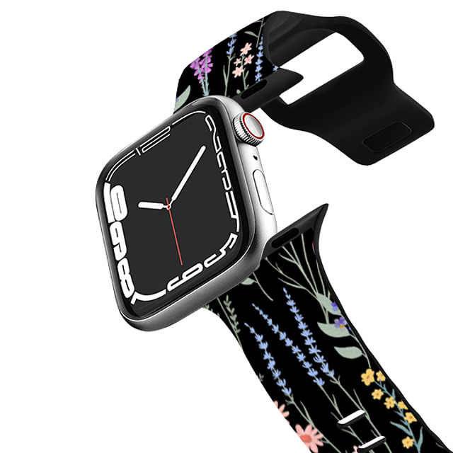 Marta Olga Klara x CASETiFY Apple Watch Band Series 7-9 (45mm) Floral Black インパクト バンド The meadows / petit floral on black Mother's Day Marta Olga Klara x CASETiFY Apple Watch Band Series 7-9 (45mm) Floral Black インパクト バンド The meadows / petit floral on black Mother's Day