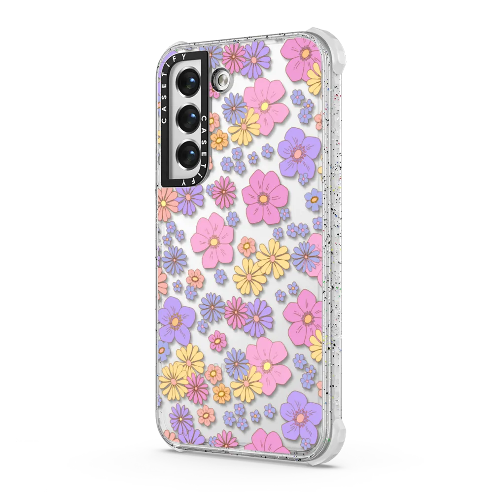 Ultra Impact Galaxy S22+ Case - retro pink floral