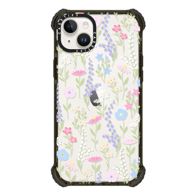 Marta Olga Klara x CASETiFY iPhone 14 Plus Case Floral,Pattern Black ウルトラインパクトケース pink pastel cute floral Mother's Day Marta Olga Klara x CASETiFY iPhone 14 Plus Case Floral,Pattern Black ウルトラインパクトケース pink pastel cute floral Mother's Day