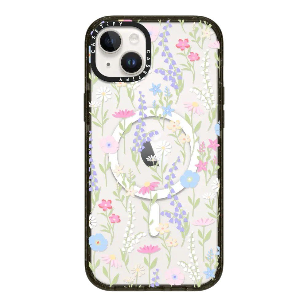 Impact iPhone 16 Pro Max Case MagSafe Compatible - pink pastel cute floral