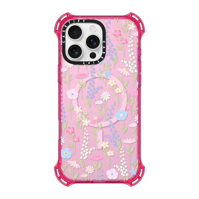 Marta Olga Klara x CASETiFY iPhone 16 Pro Max Case プリムローズ ピンク バウンスケース pink pastel cute floral Marta Olga Klara x CASETiFY iPhone 16 Pro Max Case プリムローズ ピンク バウンスケース pink pastel cute floral