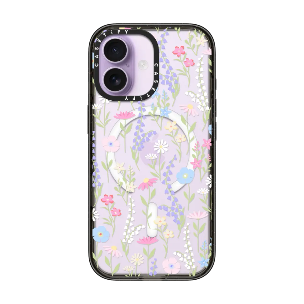 Impact iPhone 17 Case MagSafe Compatible - pink pastel cute floral