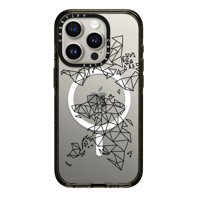 Marta Olga Klara x CASETiFY iPhone 15 Pro ケース ブラック インパクトケース MagSafe対応 Geometric map of the world (black polygon, low poly mesh geometry) Back to School Marta Olga Klara x CASETiFY iPhone 15 Pro ケース ブラック インパクトケース MagSafe対応 Geometric map of the world (black polygon, low poly mesh geometry) Back to School